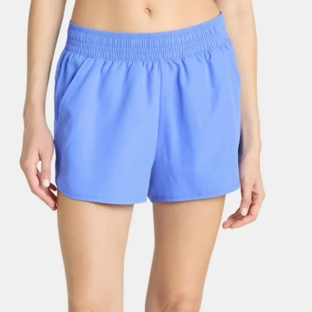 Athletic Works Solid Core Run Short Plus Blue Women's Size XXXL